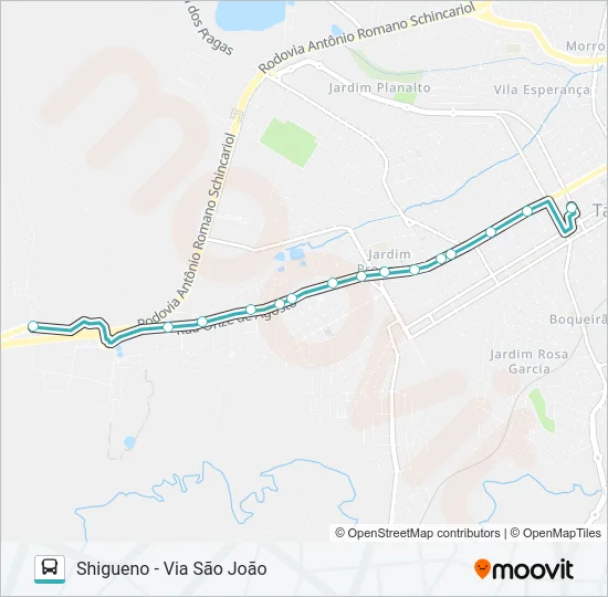 L07 SANTISTA / JARDIM LÍRIO / AMERICANA Bus Line Map