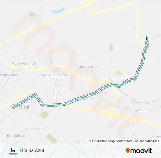 L02 GRALHA AZUL Bus Line Map