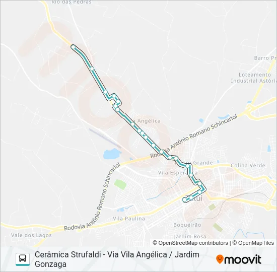 L35 VILA ANGÉLICA Bus Line Map