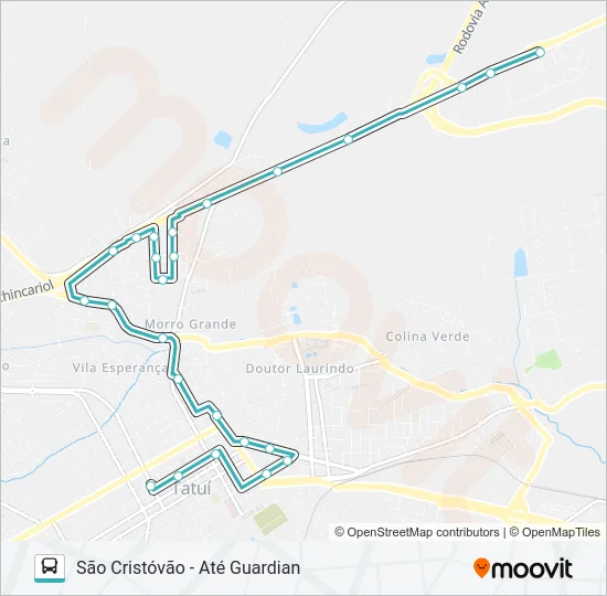 L08 SÃO CRISTÓVÃO / ASTÓRIA Bus Line Map