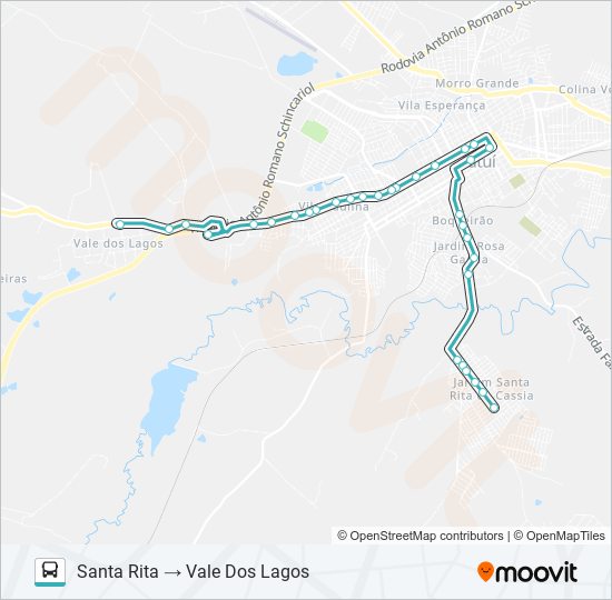 L12 SANTA RITA bus Line Map