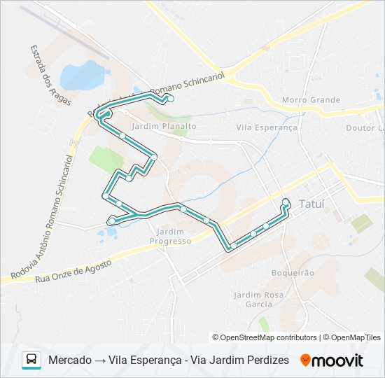 Mapa da linha L09 VILA ESPERANÇA / JARDIM WANDERLEY de ônibus