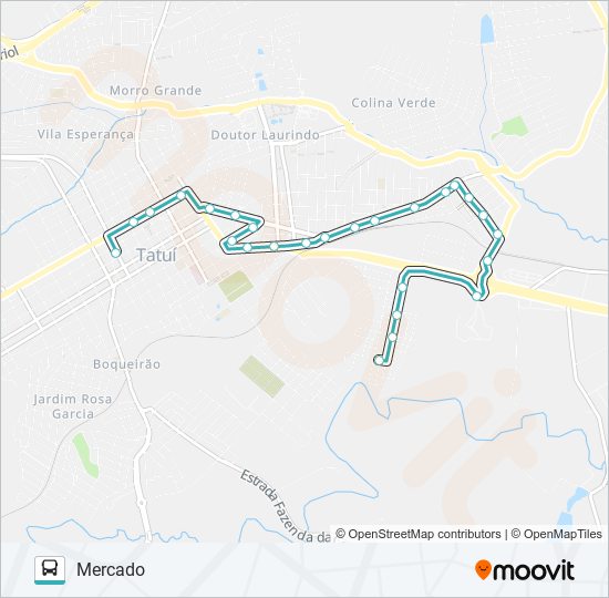 Mapa da linha L11 SAN RAPHAEL / COLINA VERDE de ônibus