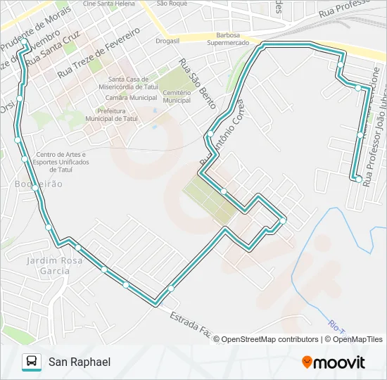 L11 SAN RAPHAEL / COLINA VERDE Bus Line Map