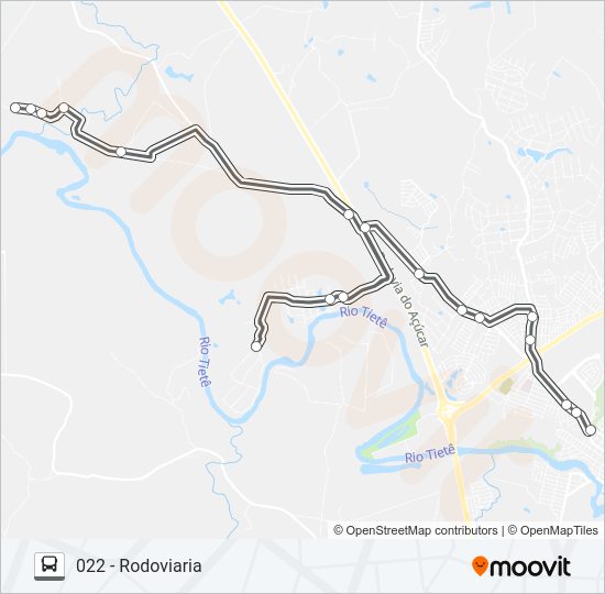 022 CHAPADA Bus Line Map