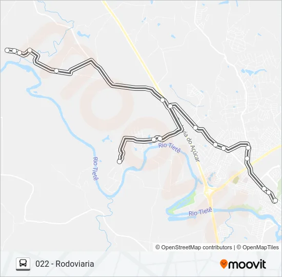 022 CHAPADA Bus Line Map