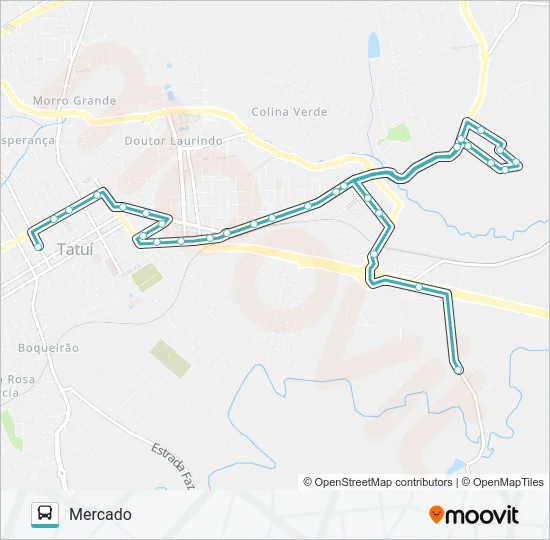 Mapa da linha L06 LOPESCO de ônibus