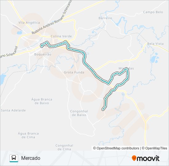 Mapa de L10 MIRANDAS de autobús