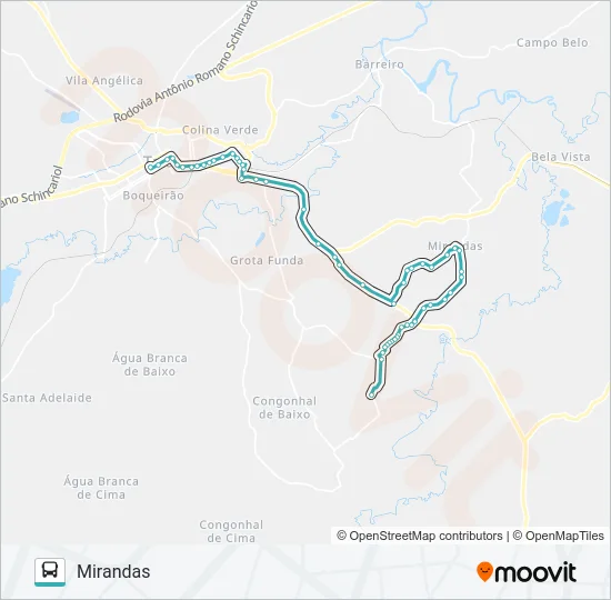 L10 MIRANDAS Bus Line Map