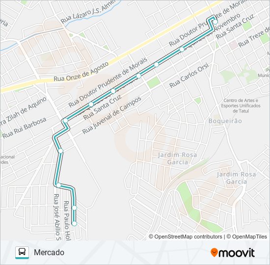 Mapa de L04 INOCOOP de autobús