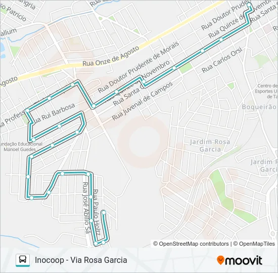 L04 INOCOOP Bus Line Map