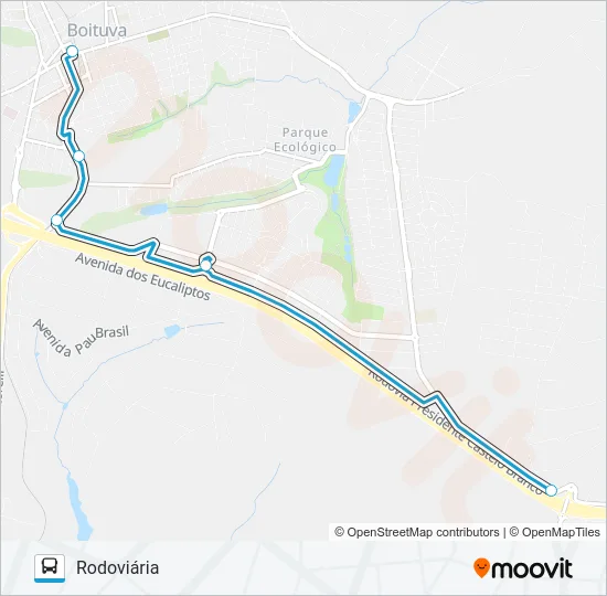 017 PORTAL DA CASTELO Bus Line Map
