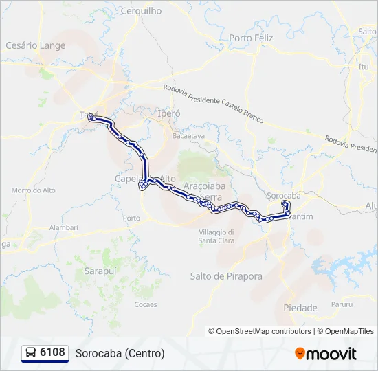 6108 Bus Line Map