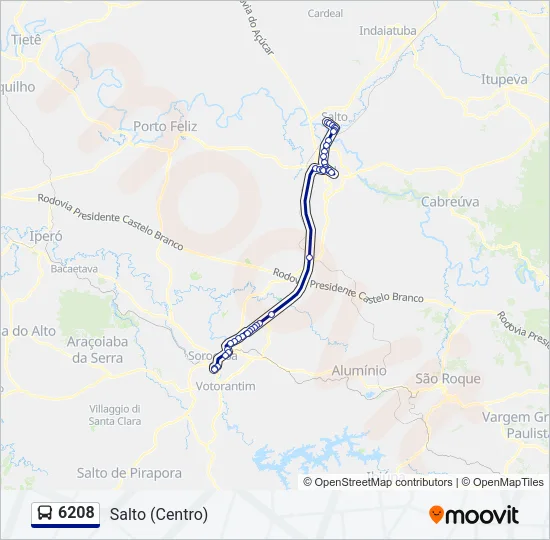 6208 Bus Line Map