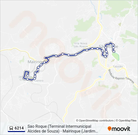 6214 Bus Line Map