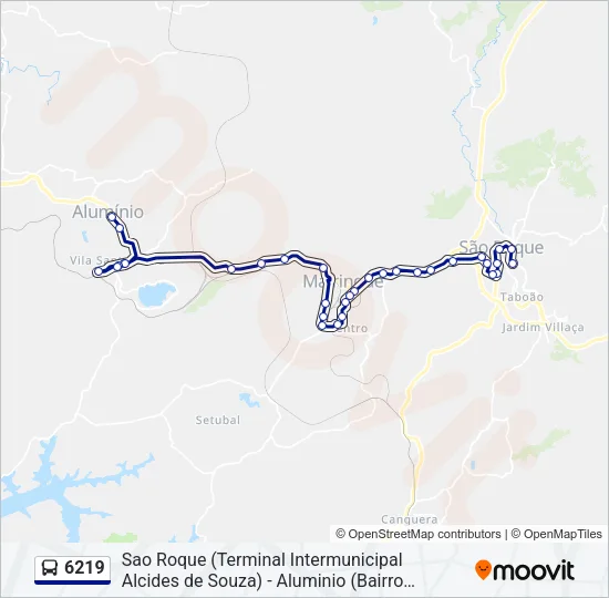 6219 Bus Line Map