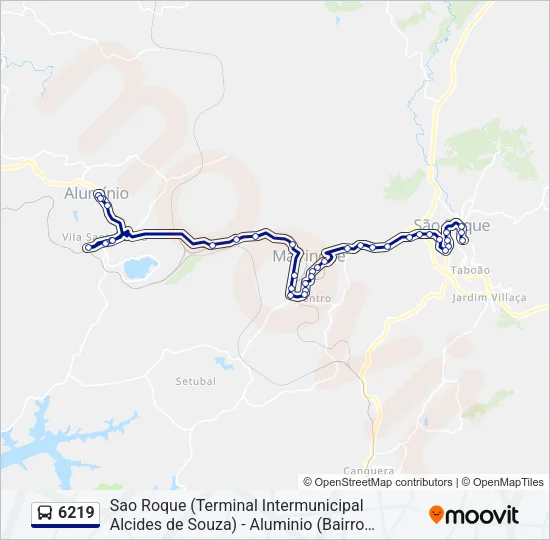 6219 Bus Line Map