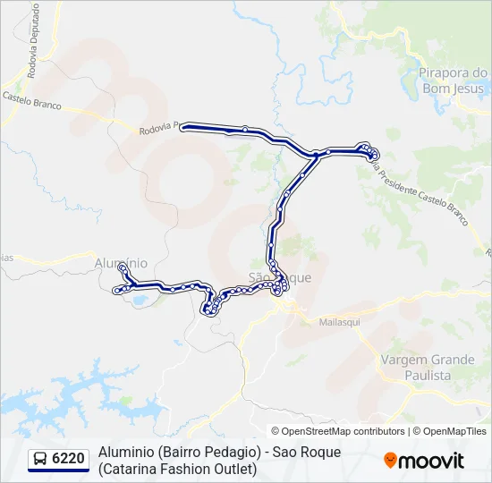 6220 Bus Line Map