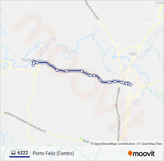 6222 Bus Line Map