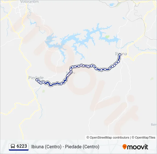 6223 Bus Line Map