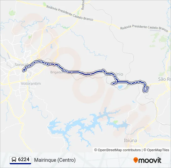 6224 Bus Line Map