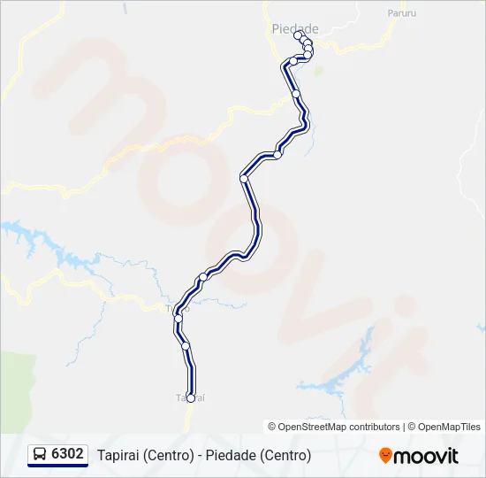 6302 Bus Line Map