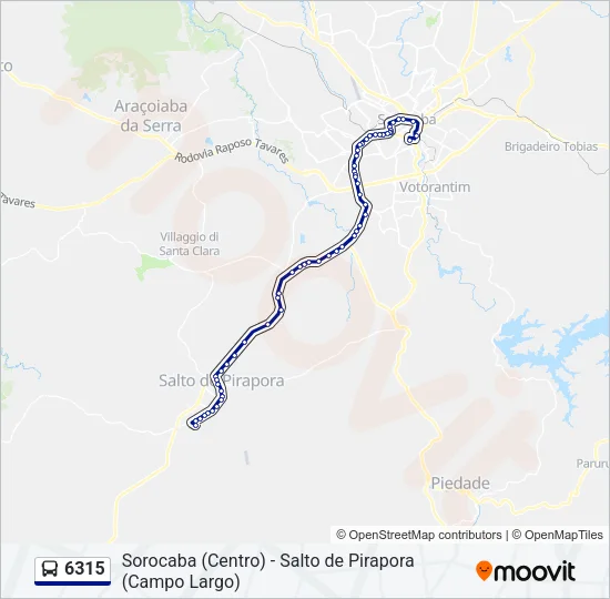 6315 Bus Line Map