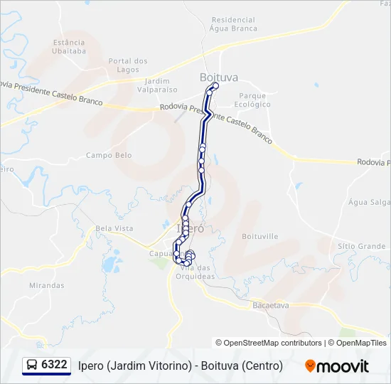 6322 Bus Line Map
