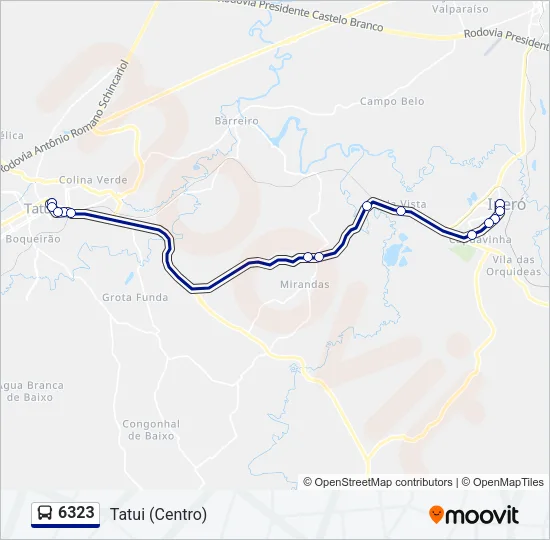 6323 Bus Line Map
