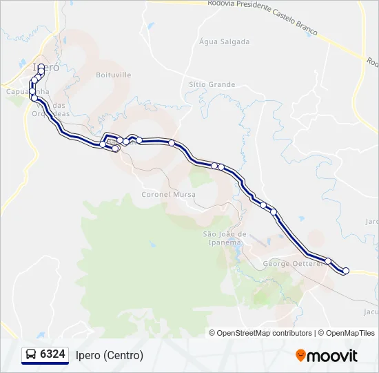 6324 Bus Line Map