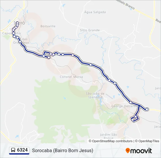 6324 Bus Line Map