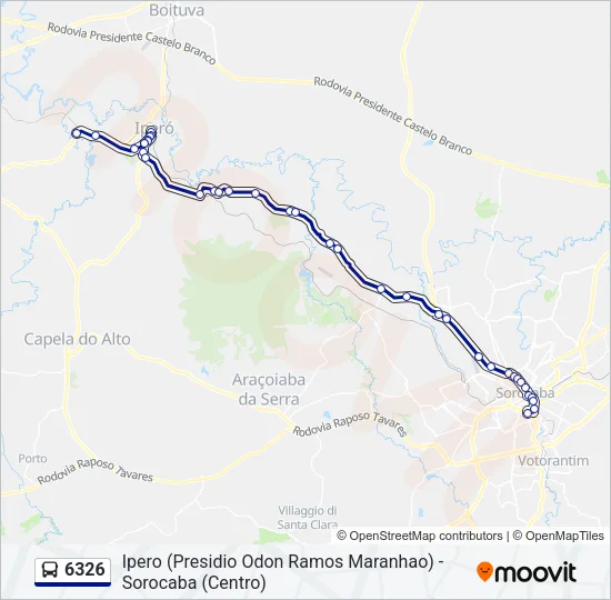 6326 Bus Line Map