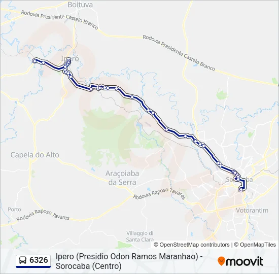 6326 Bus Line Map