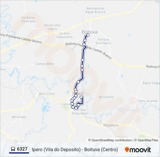6327 Bus Line Map