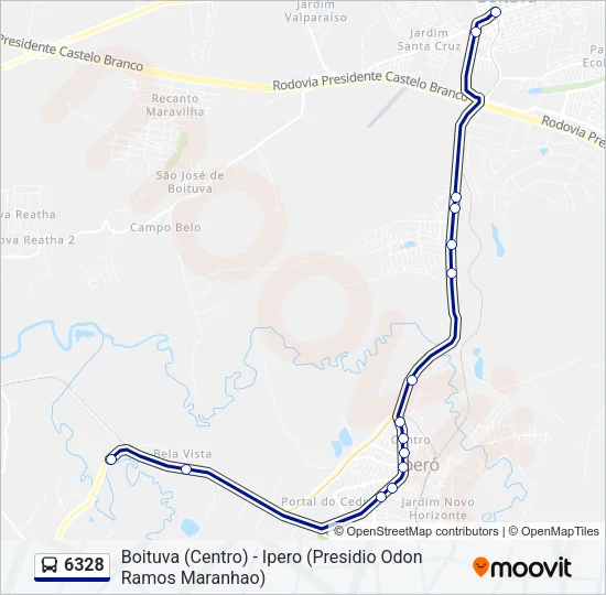 6328 Bus Line Map