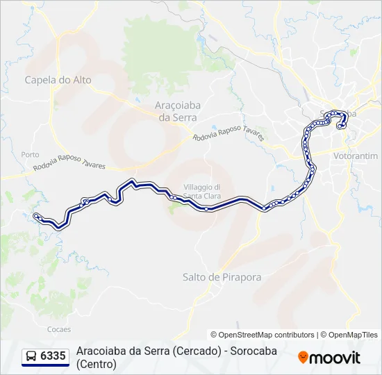 6335 Bus Line Map