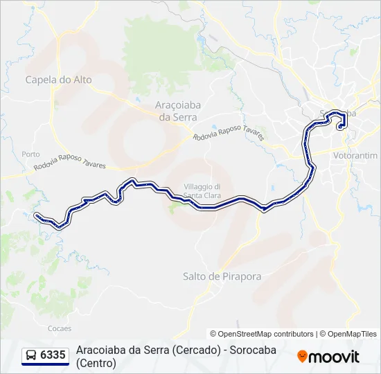 6335 Bus Line Map