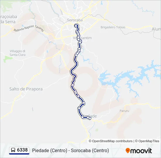 6338 Bus Line Map