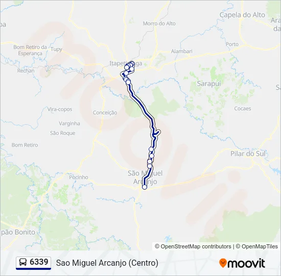 6339 Bus Line Map