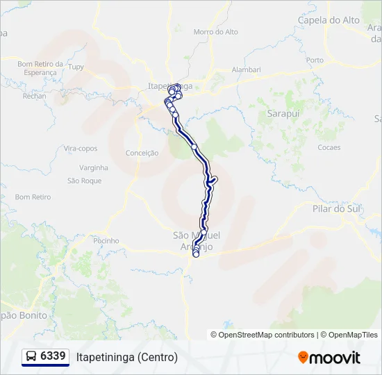 6339 Bus Line Map