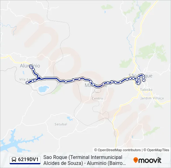 6219DV1 Bus Line Map