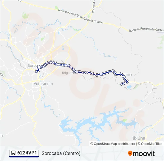 6224VP1 Bus Line Map