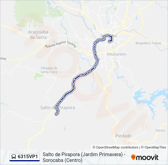 6315VP1 Bus Line Map