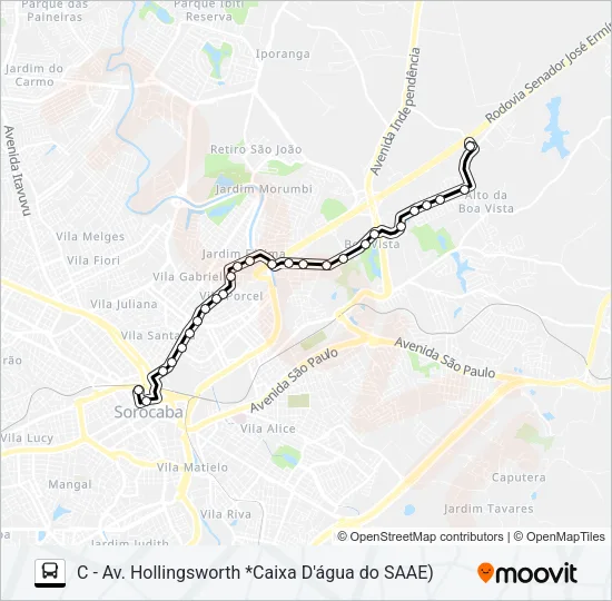79/1 JD. DO PAÇO Bus Line Map