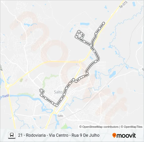 021 ABADIA Bus Line Map