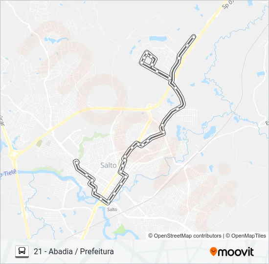 021 ABADIA Bus Line Map