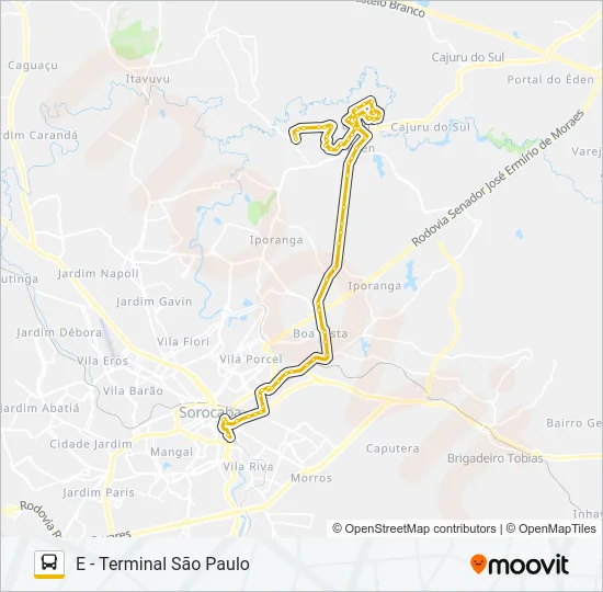 53 ÉDEN Bus Line Map