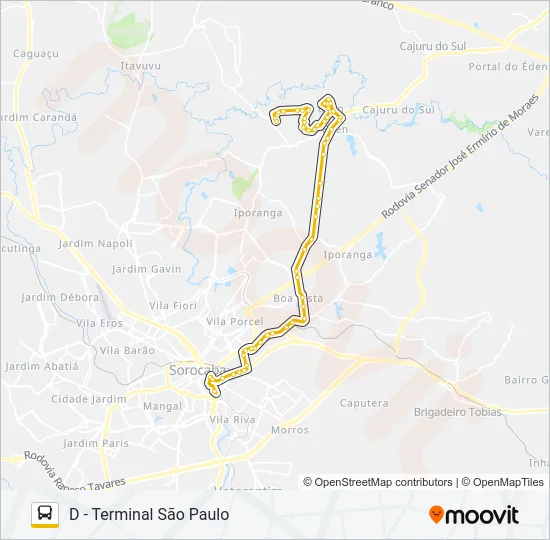 53 ÉDEN Bus Line Map