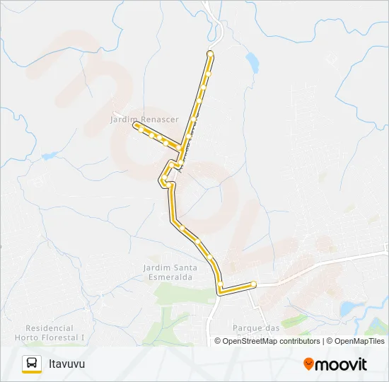 25 ITAVUVU Bus Line Map