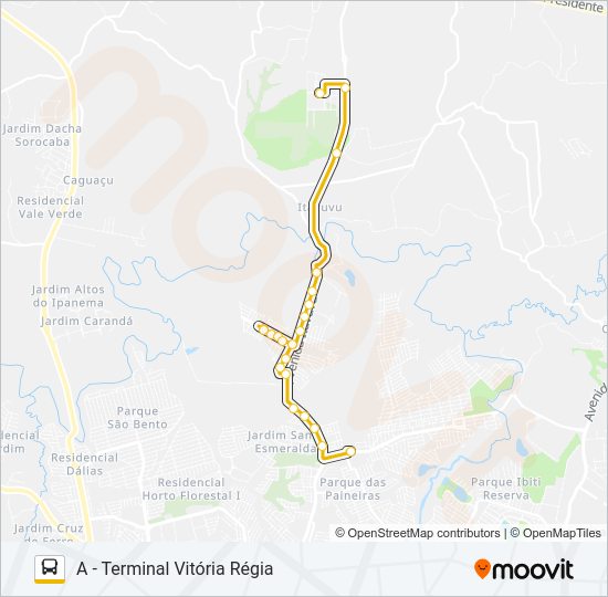 25 ITAVUVU Bus Line Map
